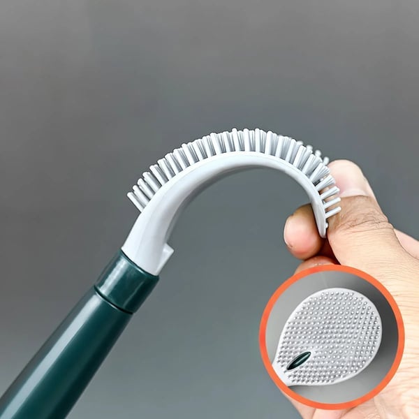 🔥Last Day Promotion - 49% OFF🔥Household punch-free wall hanging long handle silicone toilet brush（🔥BUY 2 FREE SHIPPING）