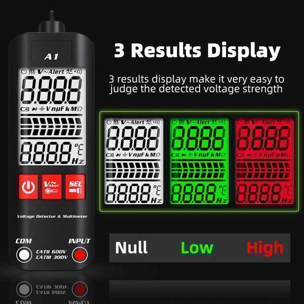🔥LAST DAY 48% OFF🔥A1 Fully Automatic Anti-Burn Intelligent Digital Multimeter